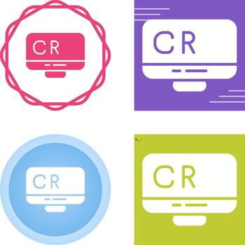 CRM Analytics Vector Icon