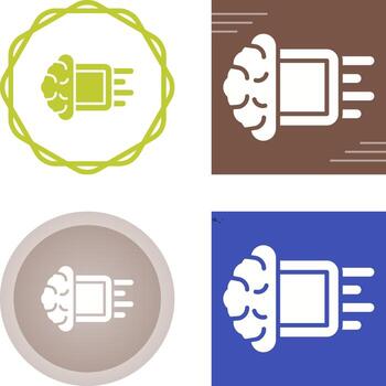 Machine Learning Vector Icon