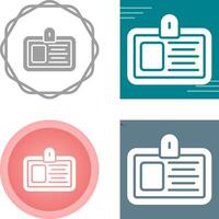 ID Card Vector Icon