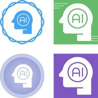 Artificial Intelligence Vector Icon