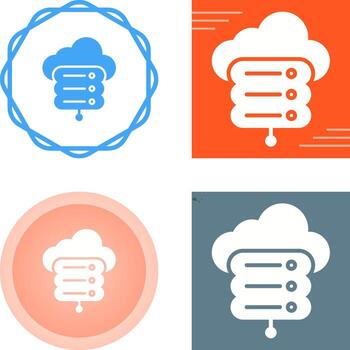 Cloud Storage Vector Icon