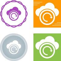 Cloud Backup Vector Icon