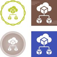 Cloud Infrastructure Vector Icon