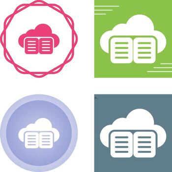 nube formación vector icono