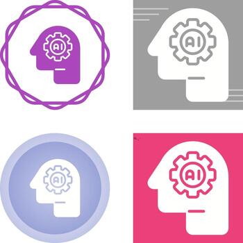 Artificial Intelligence Vector Icon