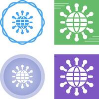 Network Topology Vector Icon