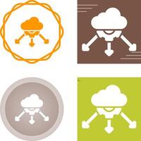 Network Load Balancing Vector Icon