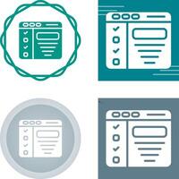 Design Brief Vector Icon