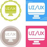 ux ui vector icono