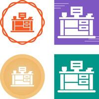 Office Desk Vector Icon