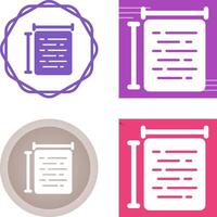 Document Size Vector Icon