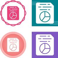 Document Insert Diagram Vector Icon