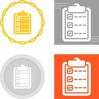 Checklist Vector Icon