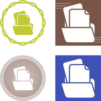 icono de vector de documento