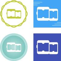 Tablet with smartphone Vector Icon