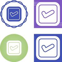 Checkbox Vector Icon