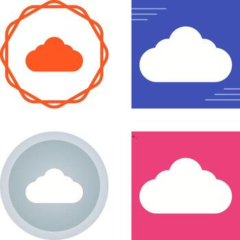 icono de vector de nube