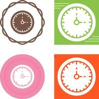 Clock Three Vector Icon