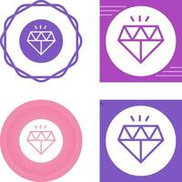 icono de vector de diamante