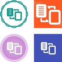 Document Migration Vector Icon