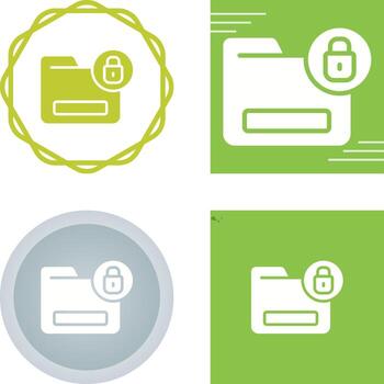 documento cifrado vector icono