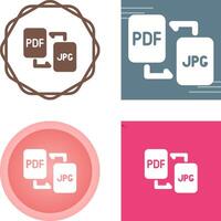 Document Conversion Vector Icon