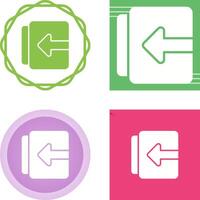 Document Import Vector Icon