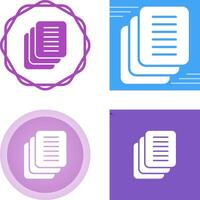 Document Version Control Vector Icon