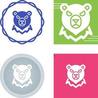 icono de vector de oso