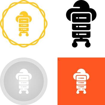 icono de vector de computación en la nube
