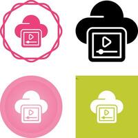 Video Hosting Vector Icon