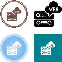 VPS Hosting Vector Icon