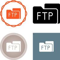 FTP Access Vector Icon