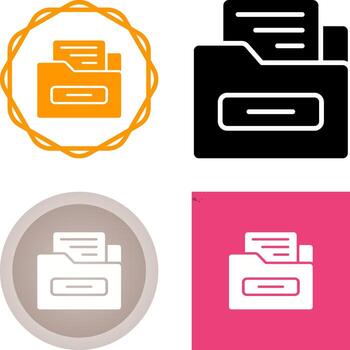 File Folder Vector Icon