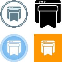 Bookmark Tabs Vector Icon