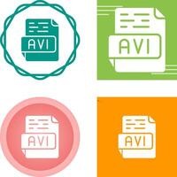 AVI Vector Icon