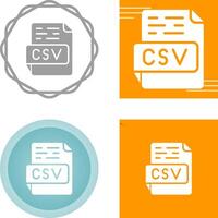 CSV Vector Icon