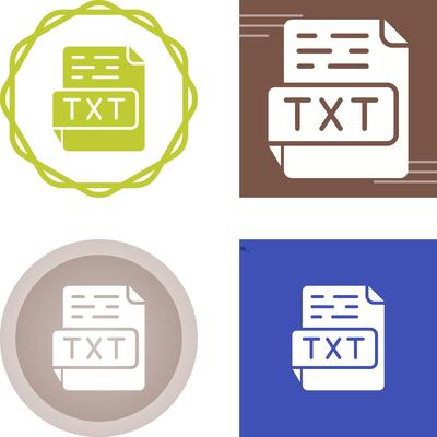 TXT Vector Icon