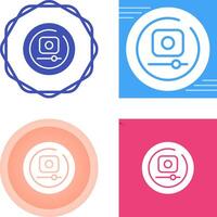 Video Record Circle Vector Icon