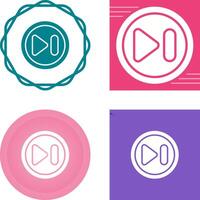Next Track Button Vector Icon