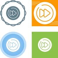 Video Next Track Circle Vector Icon