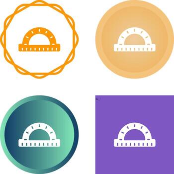 Protractor Vector Icon