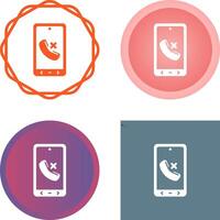 Missed Call Vector Icon