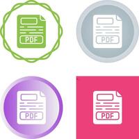 Pdf Vector Icon