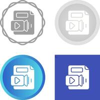 Video File Vector Icon