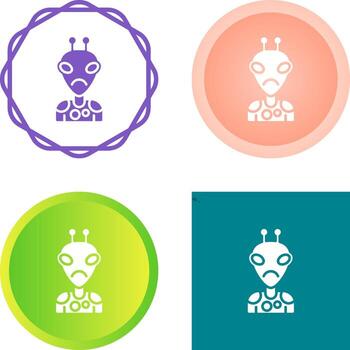 icono de vector alienígena