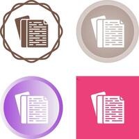 Documents Vector Icon