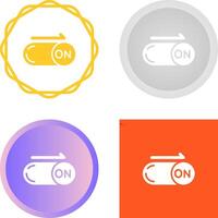 On Button Vector Icon