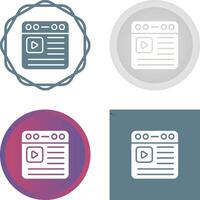 Video Vector Icon