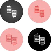Document Merge Vector Icon